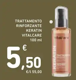 Spazio Conad Trattamento rinforzante keratin vitalcare offerta