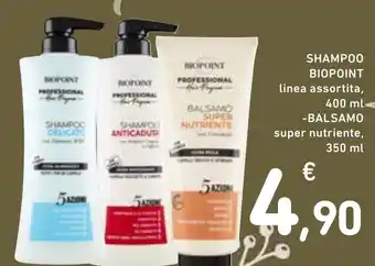 Shampoo biopoint linea assortita