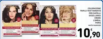 Colorazione triplo trattamento per capelli Excellence creme L'Oréal Paris