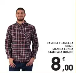 Spazio Conad Camicia flanella uomo offerta