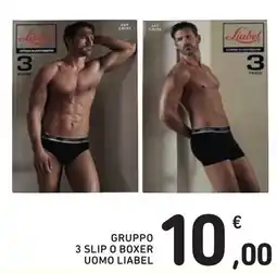 Spazio Conad Slip o boxer uomo Liabel offerta