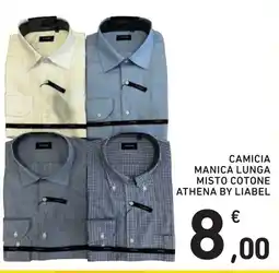 Spazio Conad Camicia manica lunga misto cotone Athena by Liabel offerta