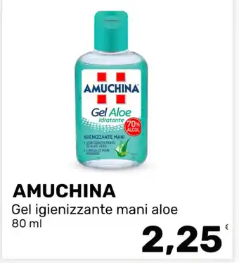 Amuchina gel igienizzante mani aloe