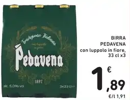 Spazio Conad Birra Pedavena con luppolo in fiore offerta