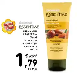 Spazio Conad Crema mani protettiva Conad Essentiae offerta