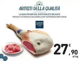 Spazio Conad Prosciutto crudo di San Daniele DOP offerta