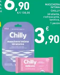 Spazio Conad Chilly maschera intima idratante offerta