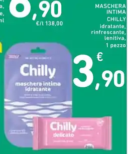 Spazio Conad Chilly maschera intima idratante, rinfrescante, lenitiva offerta