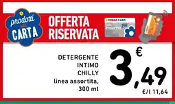 Spazio Conad Detergente intimo chilly offerta