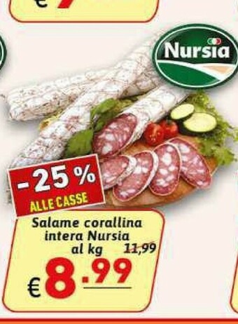 Ipercarni Salame offerta