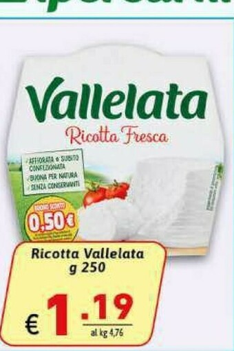 Ipercarni Ricotta offerta