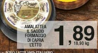 Sigma Il saggio formaggio di capra offerta