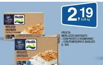 Sigma Merluzzo gratinato con patate e rosmarino offerta