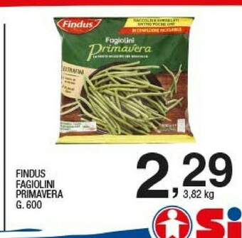 Sigma Fagiolini primavera offerta