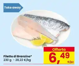 Eurospar Filetto di branzino offerta
