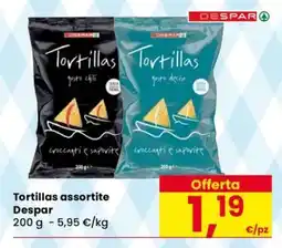 Eurospar Tortillas assortite Despar offerta