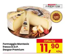 Eurospar Formaggio Montasio fresco D.O.P offerta