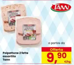 Eurospar Polpettone 2 fette assortito offerta