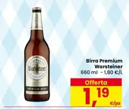 Eurospar Birra Premium Warsteiner offerta