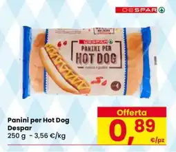 Eurospar PANINI PER HOT DOG DESPAR offerta