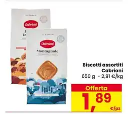 Eurospar Biscotti assortiti Cabrioni offerta