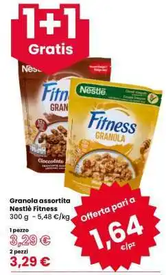 Eurospar Granola assortita Nestlé Fitness offerta