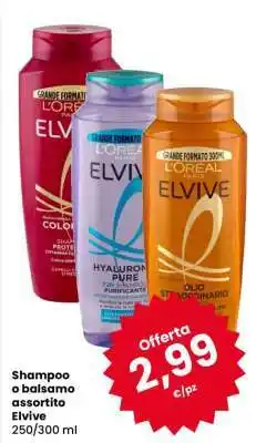 Eurospar Shampoo o balsamo assortito Elvive offerta