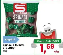 Eurospar Spinaci a Cubetti S-BUDGET offerta