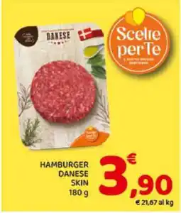 Conad HAMBURGER DANESE SKIN offerta