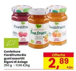 Eurospar Confettura Fiordifrutta Bio gusti assortiti offerta