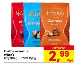 Eurospar Praline assortite Witor's offerta