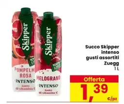Eurospar Succo Skipper intenso gusti assortiti Zuegg offerta