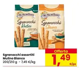 Eurospar Sgranocchi assortiti Mulino Bianco offerta