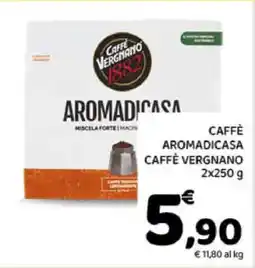 Conad CAFFÈ AROMADICASA CAFFÈ VERGNANO offerta