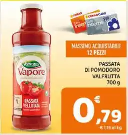 Conad Passata di Pomodoro Valfrutta offerta