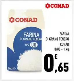 Conad Farina di Grano Tenero Conad offerta