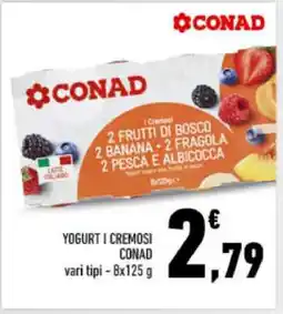 Conad YOGURT I CREMOSI CONAD offerta
