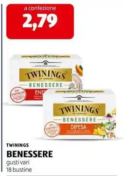ALDI TWININGS BENESSERE offerta