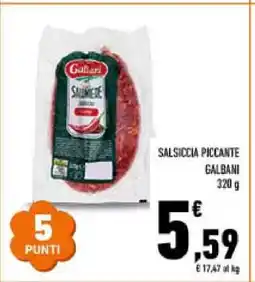 Conad SALSICCIA PICCANTE GALBANI offerta