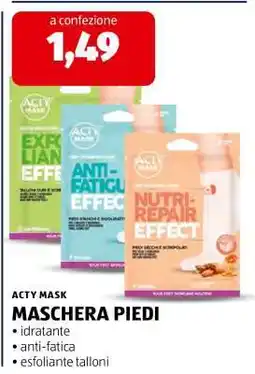 ALDI ACTY MASK MASCHERA PIEDI offerta