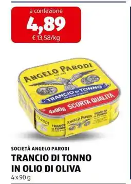 ALDI SOCIEÀ ANGELO PARODI offerta