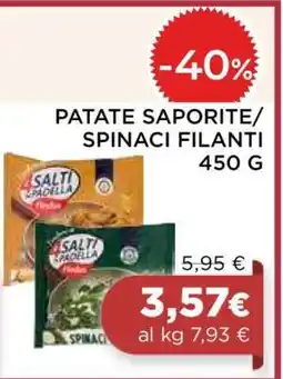 Coop PATATE SAPORITE/SPINACI FILANTI 450 G offerta