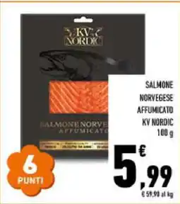 Conad Salmone Norvegese Affumicato offerta