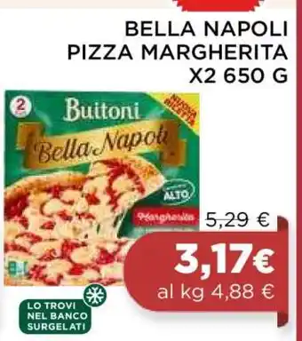 BELLA NAPOLI PIZZA MARGHERITA X2 650 G