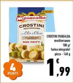 Conad CROSTINI PANEALBA mediterraneo offerta
