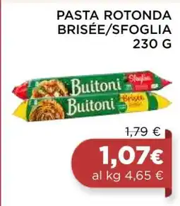 Coop PASTA ROTONDA BRISEE/SFOGLIA 230 G offerta
