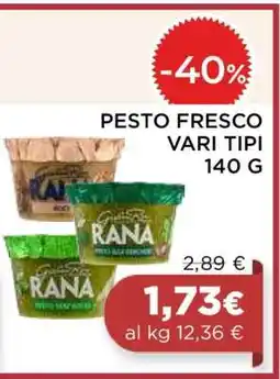 Coop PESTO FRESCO VARI TIPI 140 G offerta