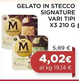 Coop GELATO IN STECCO SIGNATURE VARI TIPI offerta