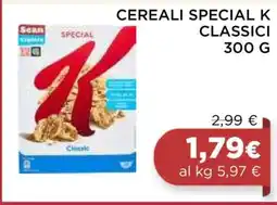 Coop CEREALI SPECIAL K CLASSICI 300 G offerta
