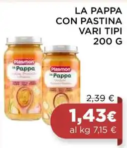 Coop LA PAPPA CON PASTINA VARI TIPI offerta